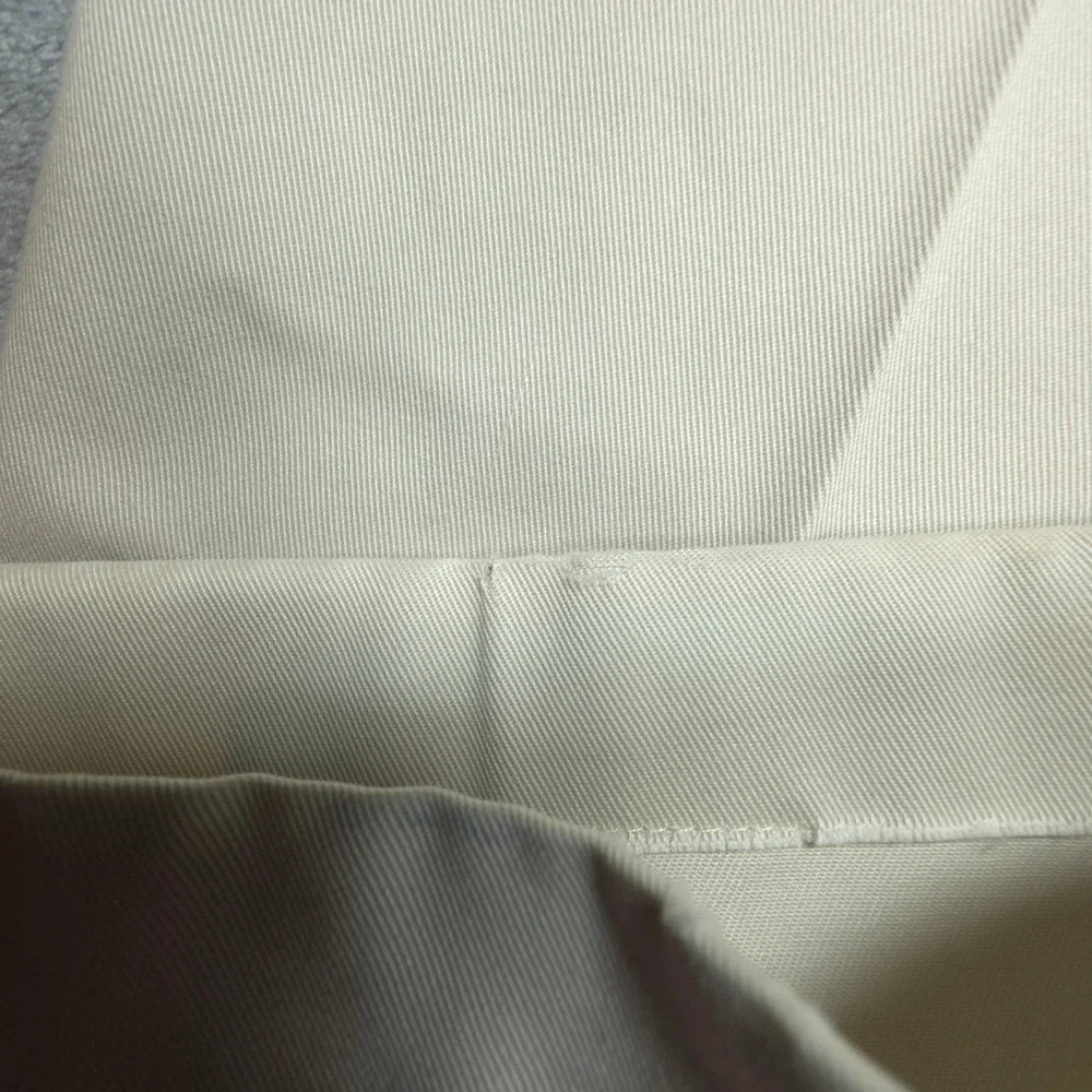 Brooks Brothers Thompson Advantage Chino Khaki Pleated Cuffed Pants 38x32